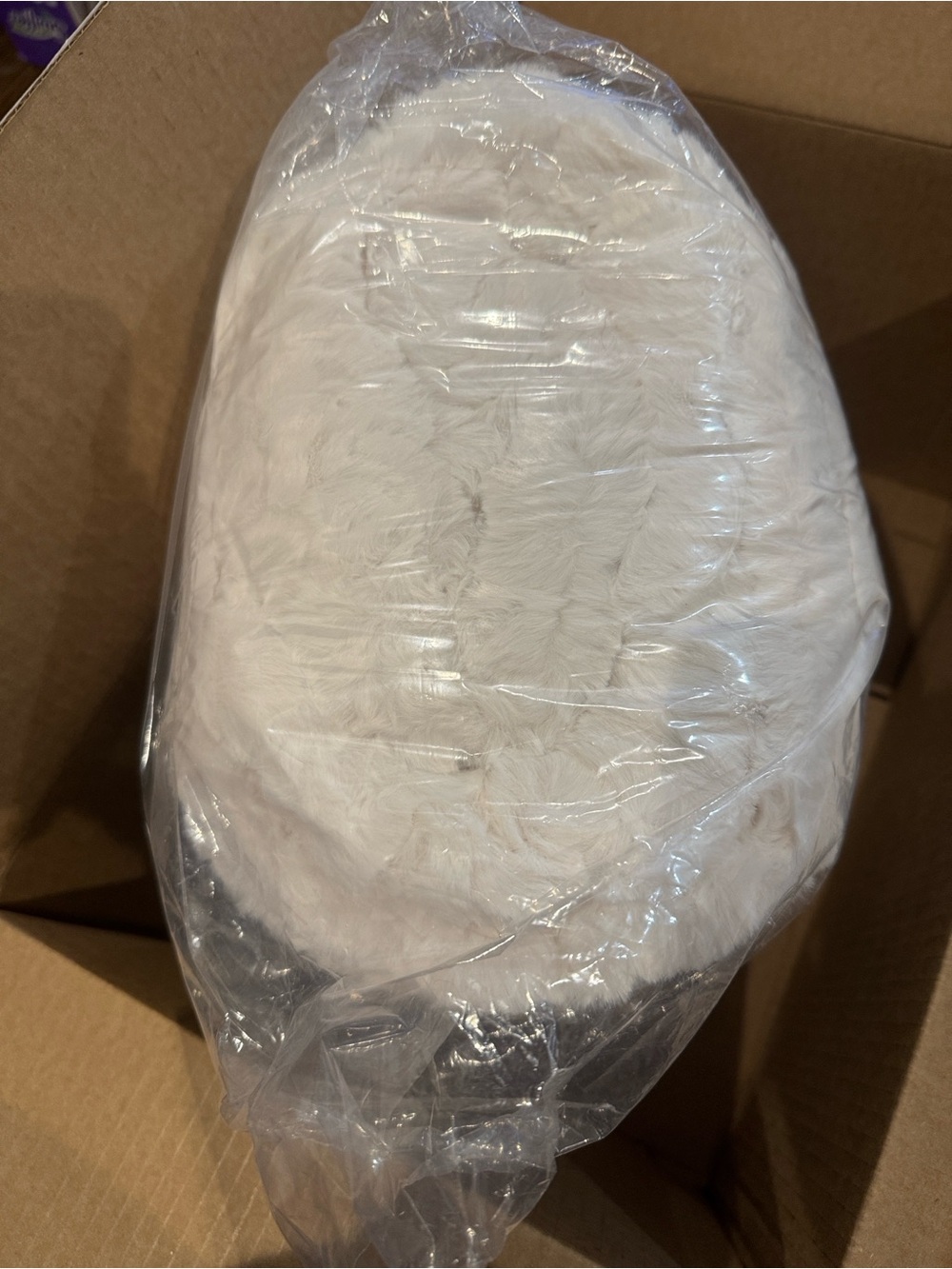 Lola Blankets/Creamy Cloud/Plush Throw/Blanket in White/Size L/NIB! NWT! SEALED. - Picture 13 of 16